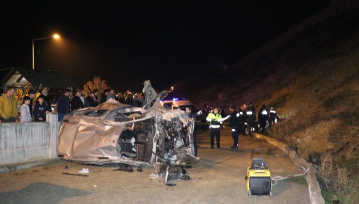 Erzurum Oltu’da araç 22 metre uçuruma yuvarlandı, 1 kişi öldü, 3 kişi yaralandı