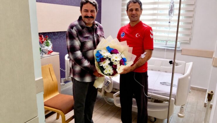 Eskişehir Gençlik ve Spor İl Müdürü Kalın, dünya şampiyonu Erkan Balk’ı ziyaret etti