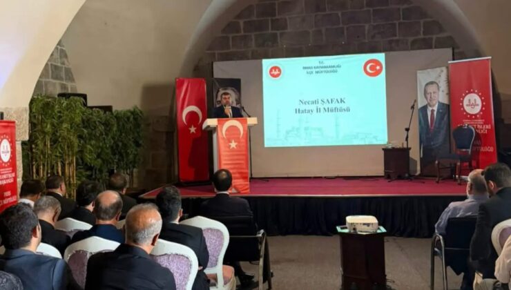 Hatay Payas’ta Mevlid-i Nebi programında İl Müftüsü Necati Şafak konuştu