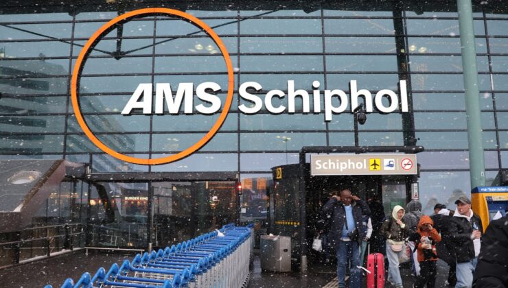 Hollanda’da Boelo Fırtınası Schiphol’de 192 uçuşu iptal etti, 528 uçuşta rötar oldu