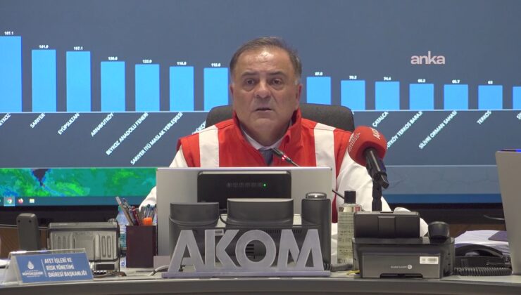 İBB, İstanbul’da yağışla mücadelede 8 bin 392 personelle sahada çalışıyor