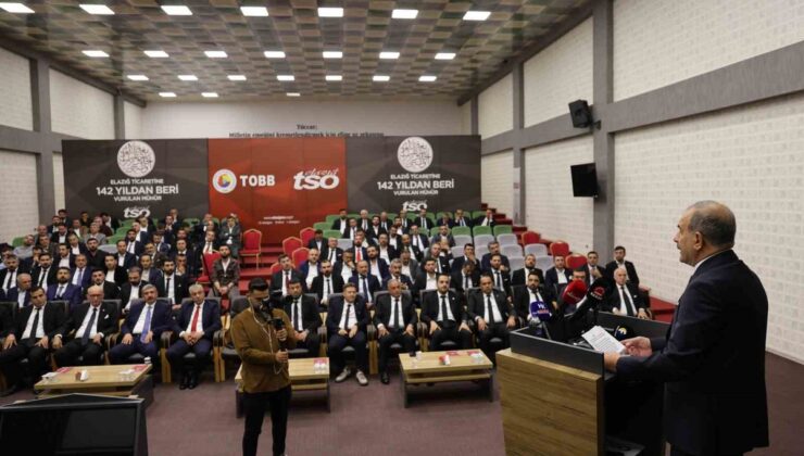 İdris Alan yeniden Elazığ TSO Başkanlığına seçildi, oy vermeyen üyeye de kucak açtı