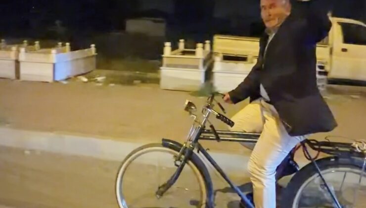 Iğdır’da 103’üncü yıl konvoyunda bisikletli yaşlı vatandaş dikkat çekti
