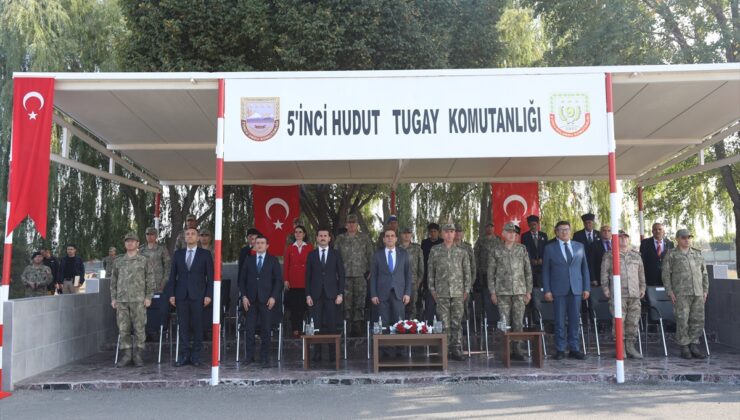 Iğdır’daki 5. Hudut Tugay Komutanlığında “Sancak Tevdi Töreni” düzenlendi