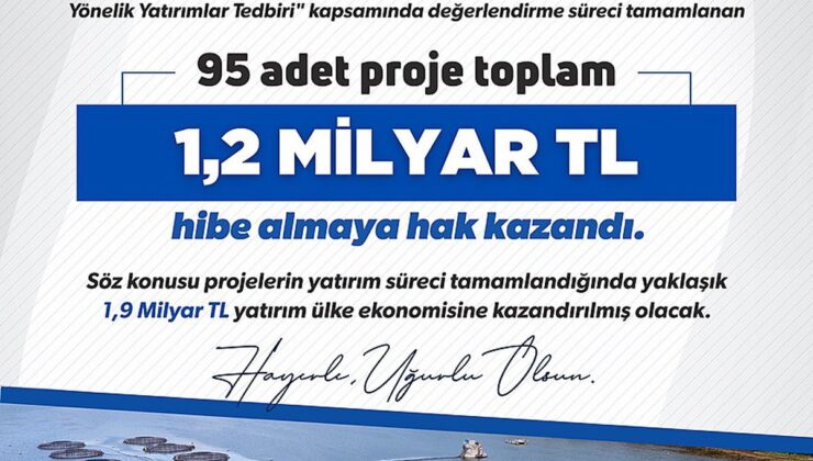 IPARD 3’te 95 proje 1,2 milyar TL hibe almaya hak kazandı, Bakan Yumaklı duyurdu