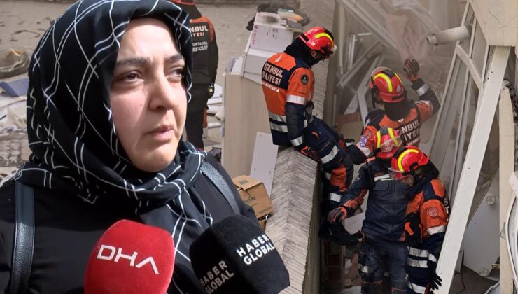 İstanbul’da 3 katı çöken binada can pazarı! Kahreden anları komşu anlattı