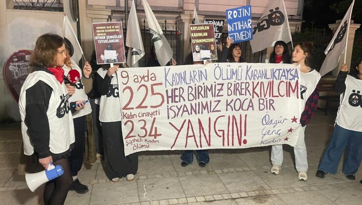 Kadıköy’de kadınlar açıklama yaptı, 9 ayda 225 kadın katledildi