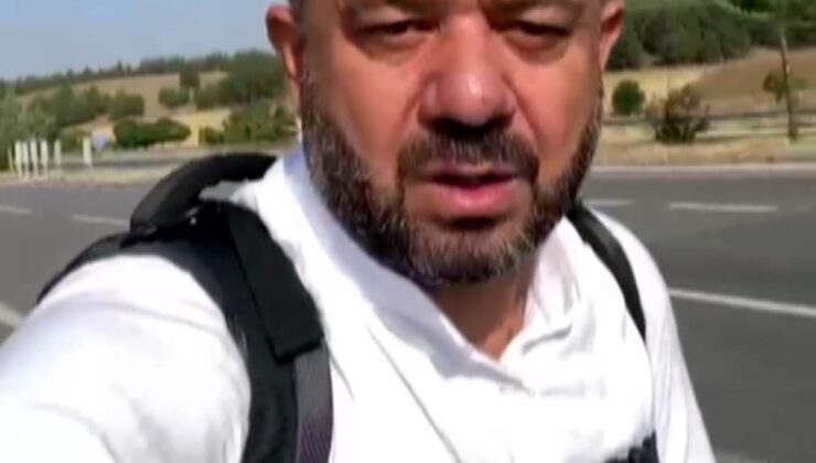 Kahramanmaraş’tan umreye yürüyerek giden Ahmet Okur, 8 günde Medine’yi hedefliyor