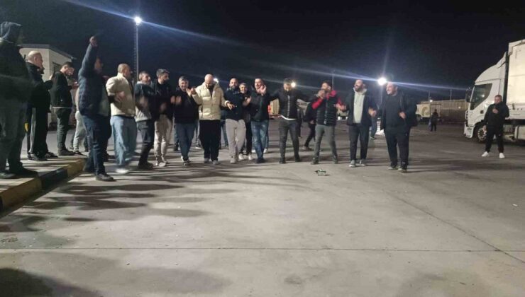 Kapıkule’de tır sürücüleri Schengen vizesine karşı eylem başlattı