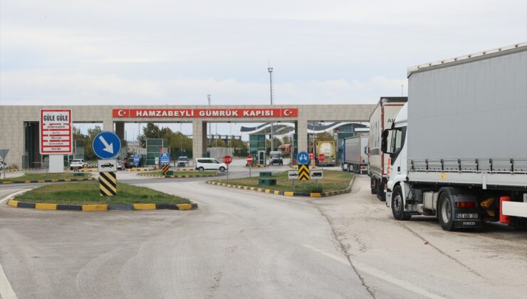 Kapitan Andrevo çalışması Hamzabeyli’de 20 kilometrelik tır kuyruğu yarattı