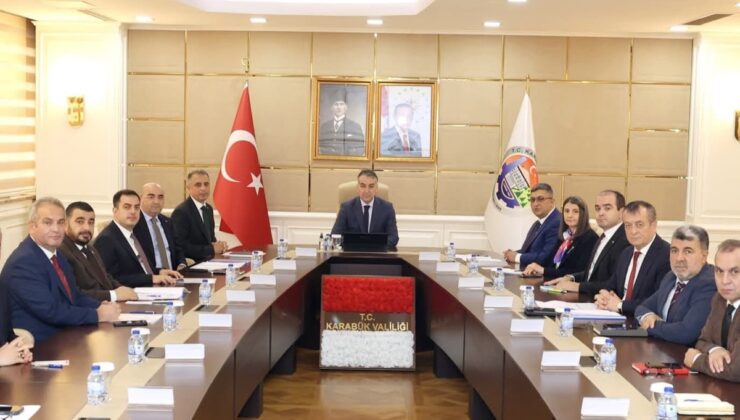 Karabük’te KÖYDES İl Tahsisat Komisyonu, Vali Çağatay başkanlığında toplandı