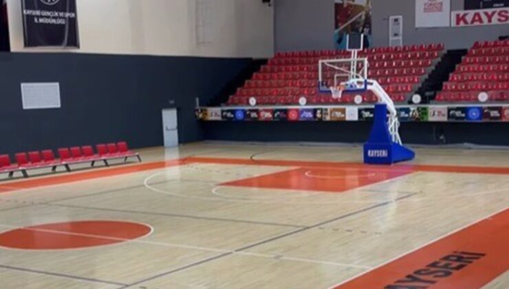 Kayseri’de Atatürk Spor Salonu yenilenerek kullanıma hazır hale getirildi