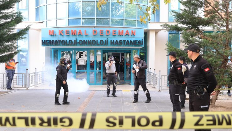 Kayseri’de ERÜ Onkoloji Hastanesi’nde 6,5’luk deprem ve yangın tatbikatı yapıldı