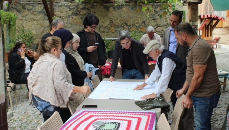 Kemaliye Kaymakamı Arıkan Apçağa köyünde turizm potansiyelini inceledi