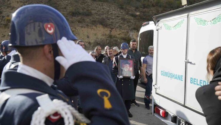Kıbrıs Gazisi İlyas Kullukçu, Gümüşhane’de askeri törenle toprağa verildi
