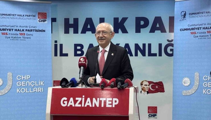 Kılıçdaroğlu Gaziantep’te esnafı ziyaret edip gençlere eleştiri kültürünü anlattı
