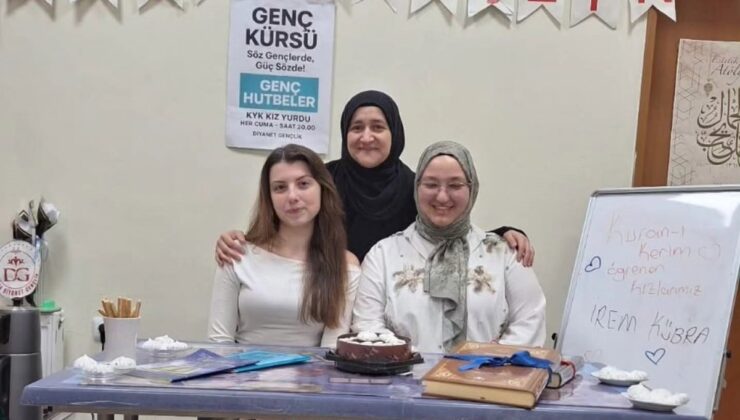 Kütahya Simav’da KYK Kız Yurdunda Kur’an eğitimi 3 haftada 2 öğrenciyi okumaya geçirdi