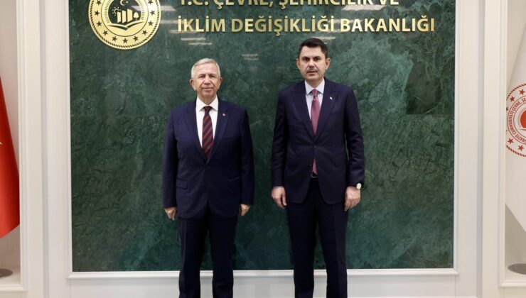 Mansur Yavaş, Bakan Kurum ile görüştü