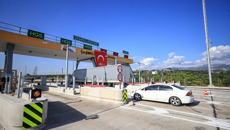 Mersin’de Çeşmeli-Taşucu Otoyolu’nun yapımı tamamlanan Kızkalesi kesimi trafiğe açıldı