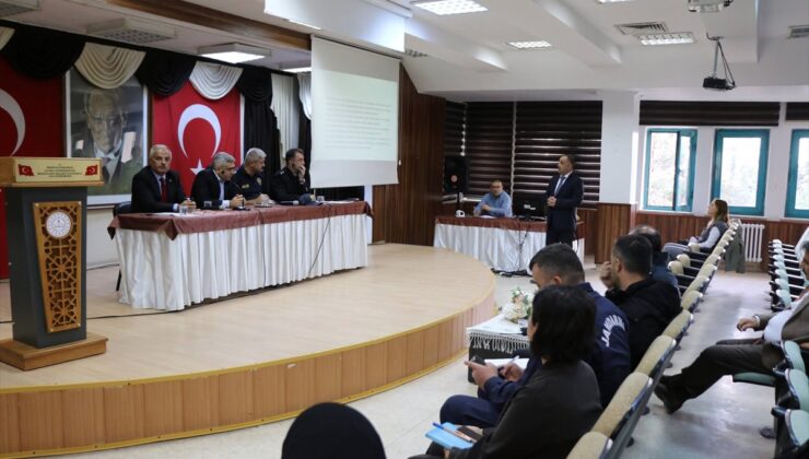 Merzifon’da Okul Güvenlik Toplantısı yapıldı