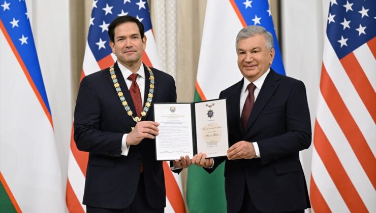 Mirziyoyev, Rubio’yu kabul etti, 12 milyar dolarlık 54 anlaşma imzalandı