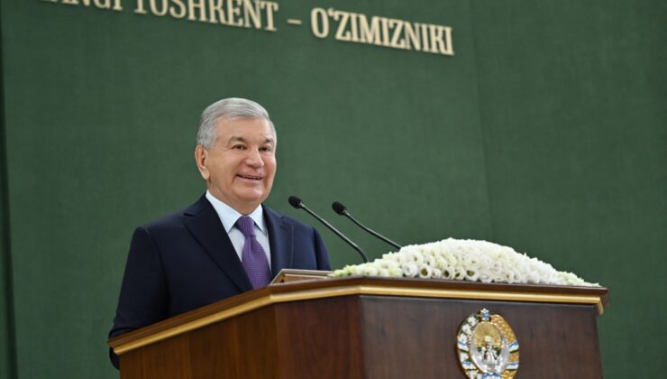 Mirziyoyev, Yeni Taşkent’te 2,5 milyar dolarlık 10 proje için törene katıldı