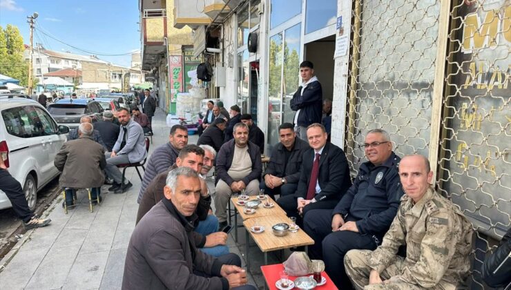 Muş Bulanık Kaymakamı Koşansu, esnafı ziyaret edip sorunları dinledi