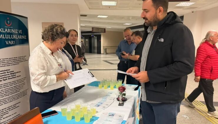 Nazilli Devlet Hastanesi’nde Hasta Hakları Günü için farkındalık standı açıldı