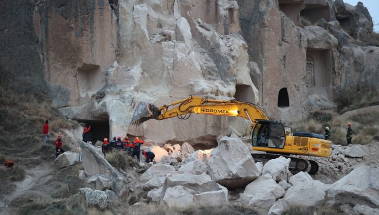 Nevşehir Göreme’de kaya altında bir kişinin daha cesedine ulaşıldı, ölü sayısı 3 oldu