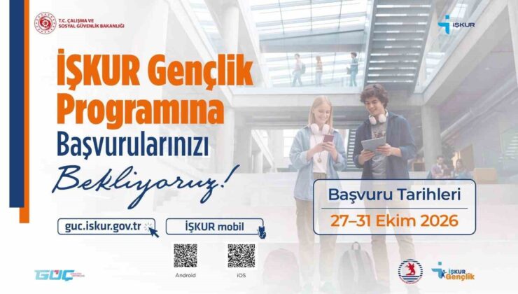 OMÜ, İŞKUR Gençlik Programı’nda 3 bin 312 kontenjan için başvuru sürecini başlattı