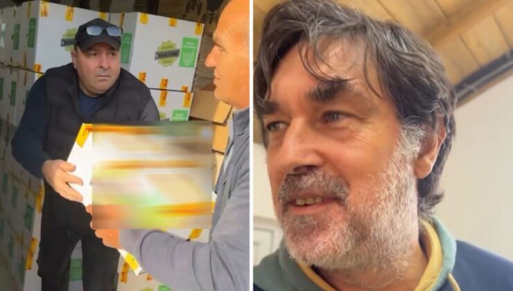 Oyuncu Burak Hakkı çiftçiliğe başladı! Çuval çuval topluyor, sipariş yağıyor