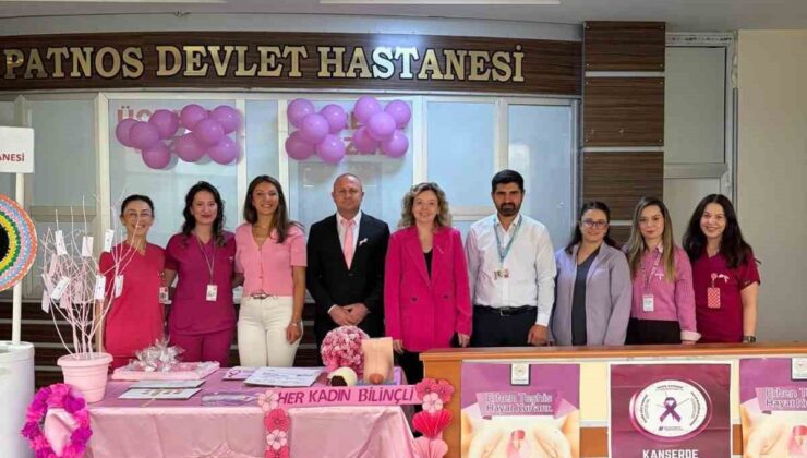 Patnos Devlet Hastanesi, 15 Ekim Dünya Meme Sağlığı Günü’nde etkinlik düzenledi