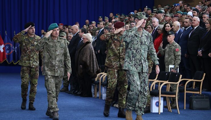 Priştine’de KFOR komutanlığı Ulutaş’tan İtalyan Tümgeneral Vergori’ye devredildi
