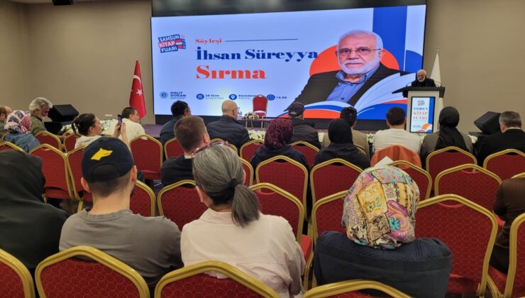 Prof. Dr. İhsan Süreyya Sırma, Samsun Kitap Fuarı’nda Haçlı saldırılarını anlattı
