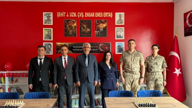 Şehit Jandarma Uzman Çavuş Ertaş’ın adı Şırnak’ta açılan kütüphaneye verildi
