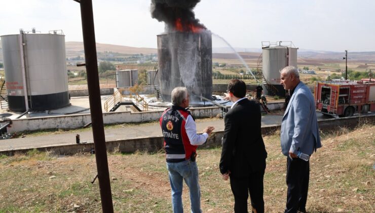 Siirt Kurtalan’da TPAO Mağrip kampındaki yangın söndürüldü, 2 kişi dumandan etkilendi