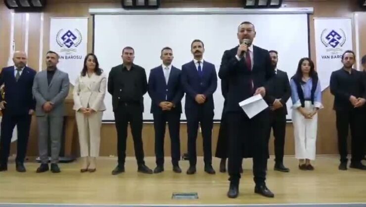 Sinan Özaraz, Van Barosu başkanlığına 392 oyla yeniden seçildi