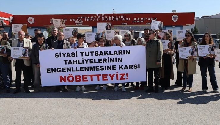 Sincan Cezaevi önünde tahliyesi engellenen en az 8 kadın tutsak için eylem yapıldı