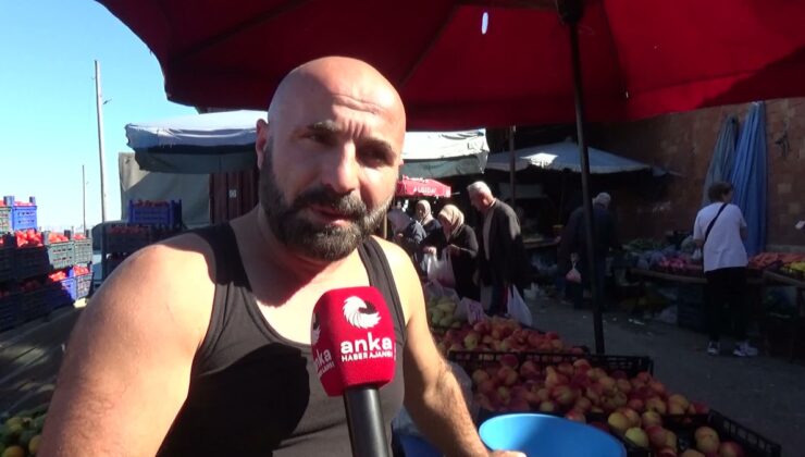 Sinop halk pazarında esnaf 35 liraya mandalina satıyor ama satış yok