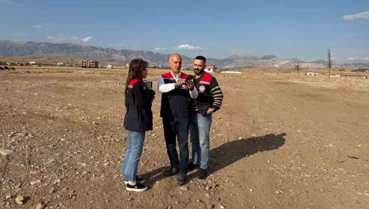 Şırnak İl Tarım ve Orman Müdürlüğü Cizre, Silopi ve İdil’de arazileri denetledi