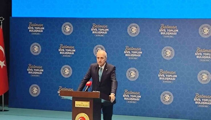 TBMM Başkanı Kurtulmuş Batman’da Suriye ve Irak için terörsüz bölge hedefini anlattı