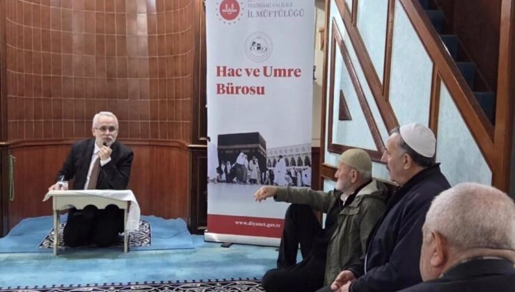Tekirdağ Süleymanpaşa’da umre yolcularına hazırlık semineri verildi