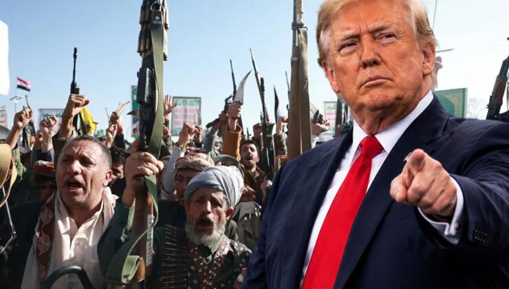 Trump: Husiler yanlış işler yapıyorlar hem de çok yanlış