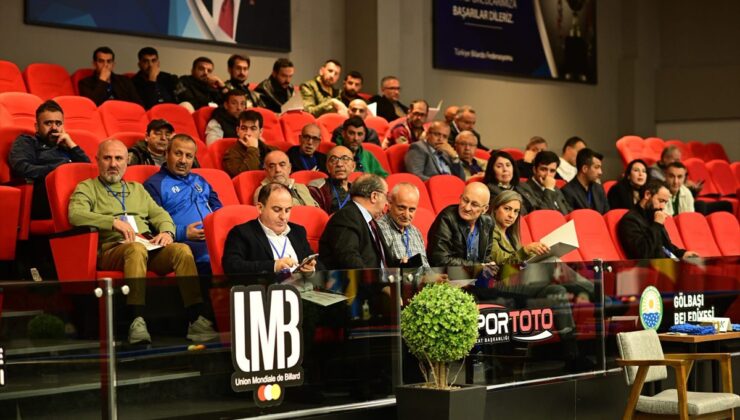 Türkiye Bilardo Federasyonu mali genel kurulunda raporlar ibra edildi