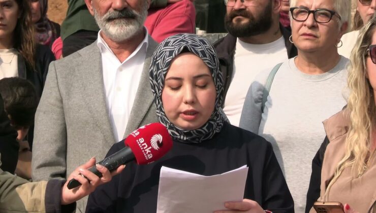 Tuzla Aydınlı 632 Konut hak sahipleri teslim edilmeyen evler için eylem yaptı