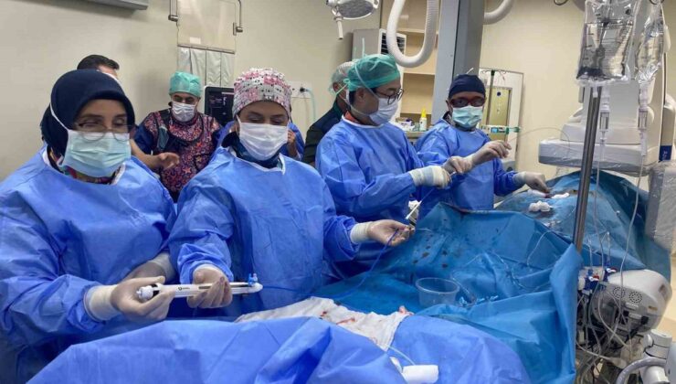 Yeni nesil pulmoner kapak GAÜN Çocuk Hastanesi’nde Türkiye’de ilk kez kullanıldı