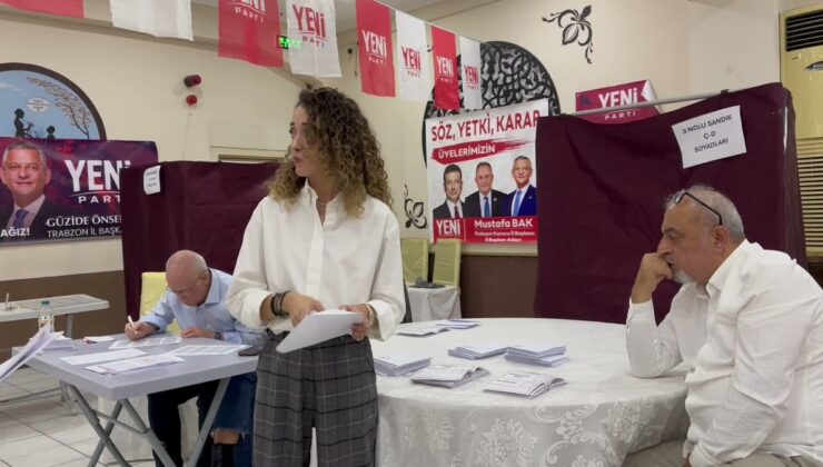 YENİ Parti Trabzon İl Başkanlığı ön seçiminde Mustafa Bak 4 bin 182 oyla kazandı