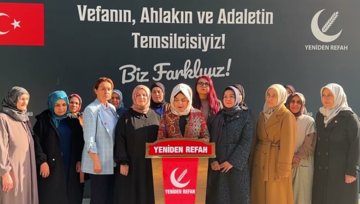 Yeniden Refah Partisi Kadın Kolları, Başakşehir’deki okul saldırısına tepki gösterdi