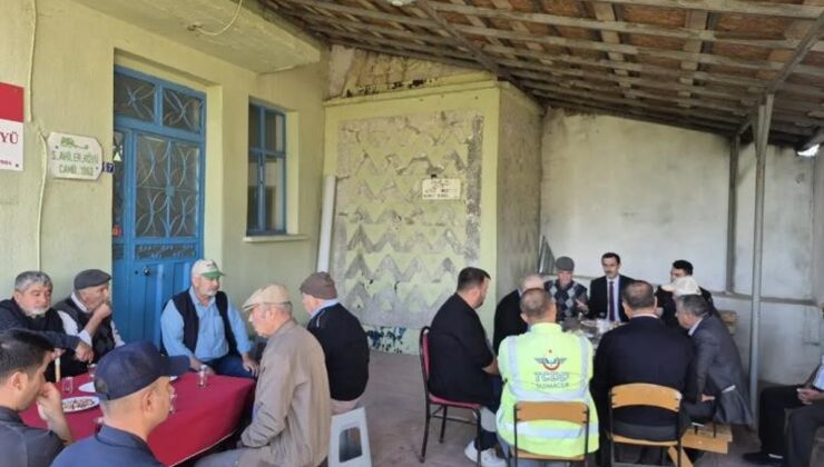 Yenipazar Kaymakamı Polat, Tohumlar, Sorguncukahiler köylerinde vatandaşları dinledi