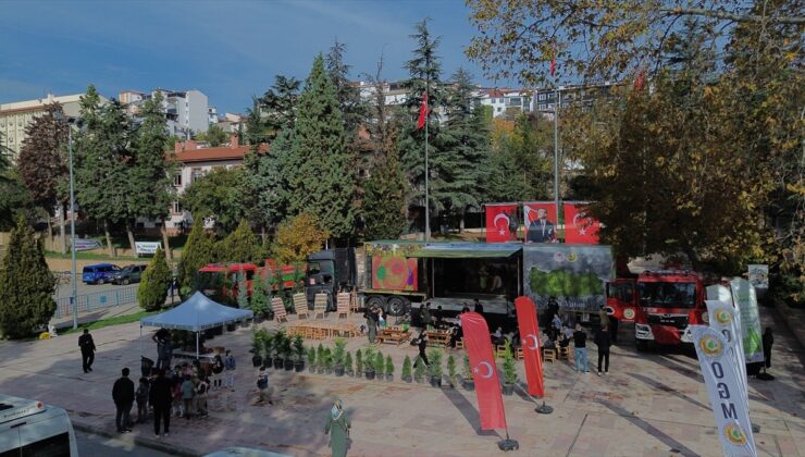 Yeşil Vatan Tırı Bilecik’te çocuklara orman sevgisini anlattı